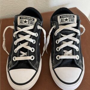 Converse Kids Black Canvas Sneakers